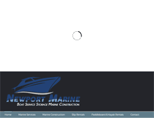 Tablet Screenshot of newportmarine.com